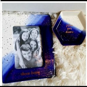 Picture Frame 5×7 with Matching Trinket Tray New